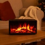 Aróma Difuzér Efekt Plameňa so Zvukom - Čierny USB - Meniace Farby – Obrázok 4