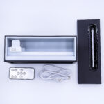 Aróma Difuzér Efekt Plameňa so Zvukom - Čierny USB - Meniace Farby – Obrázok 6