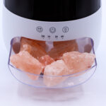 Difuzér s Himalájskou Soľou a Efektom Plameňa – Biely - USB – Meniace Farby a Časovač - Diaľkový ovládač – Obrázok 5