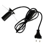 Fekete vezeték sólámpákhoz