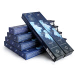 Füstölő Pálcikák Csillagjeggyel és Kristállyal – Nyilas - Fehér Zsálya - Blue Goldstone - Image 2