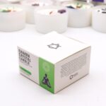 Csakra Gyertyák Drágakövekkel – Zöld – Szív Csakra - Image 3